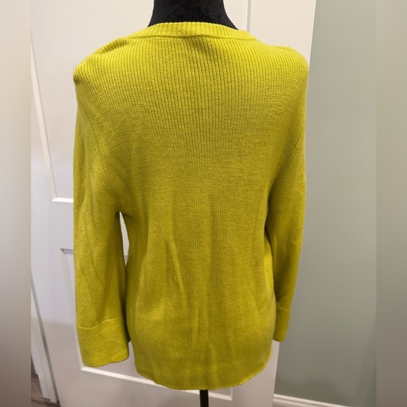 Eileen fisher crew neck bell sleeve sweater merino wool - Picture 6 of 8